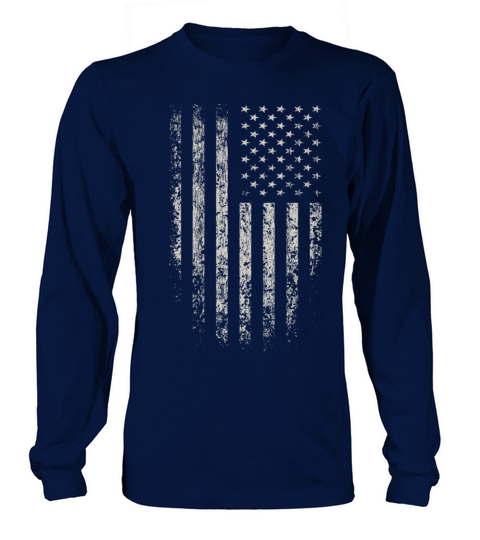 USA Flag Grunge Women's Long Sleeve