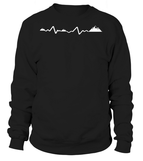 Mountain With Snow On Heartbeat Line Women's Sweatshirt