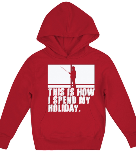 Fischen Weihnachten Fischer Fisch Geschenk Kids Hoodie