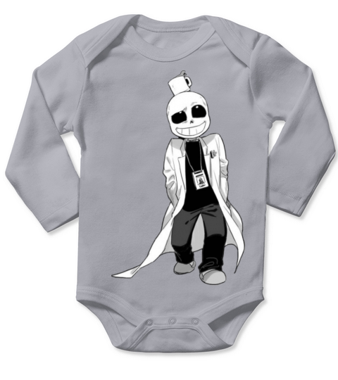 Ghost Scientist - Funny Long Sleeve Baby One-Piece