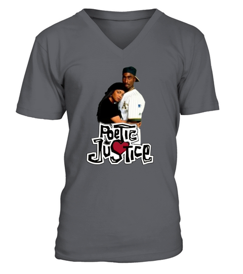 John Singleton  Janet Jackson Poetic Justice V-Neck T-shirt
