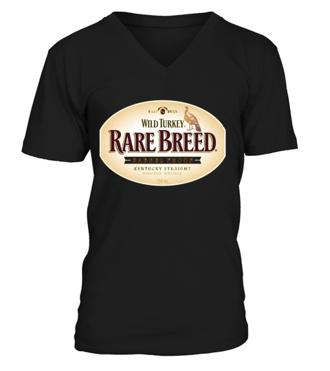 Wild Turkey Rare Breed-Bourbon Whiskey-Logo Men's V-Neck T-shirt