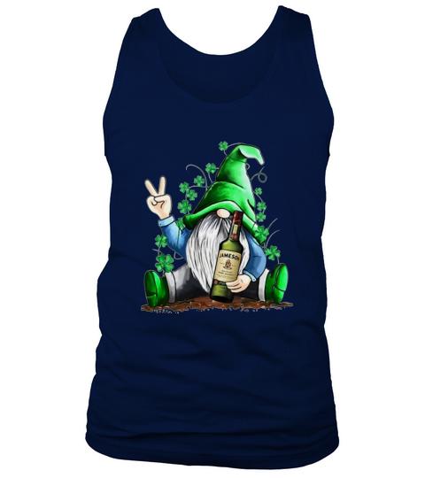 Gnome and Jameson shamrock St Patrick’s Day shirt Tank Top Unisex