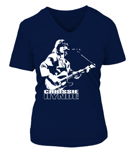 Chrissie Hynde Fan V-neck T-Shirt Woman