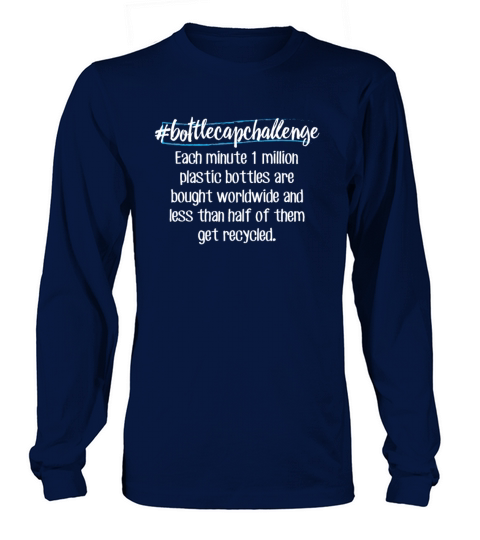 Bottle Cap Challenge Plastic Environmentalist Women's Long Sleeve