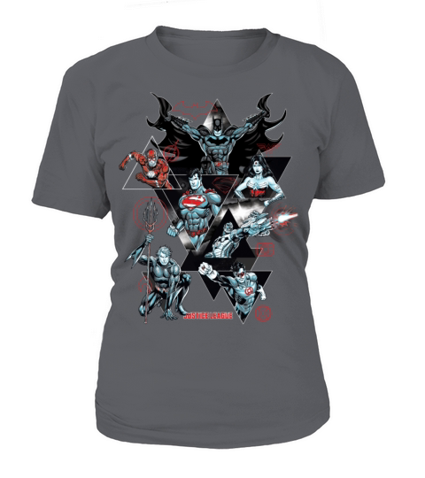 Justice League Character Collage Women's T-Shirt