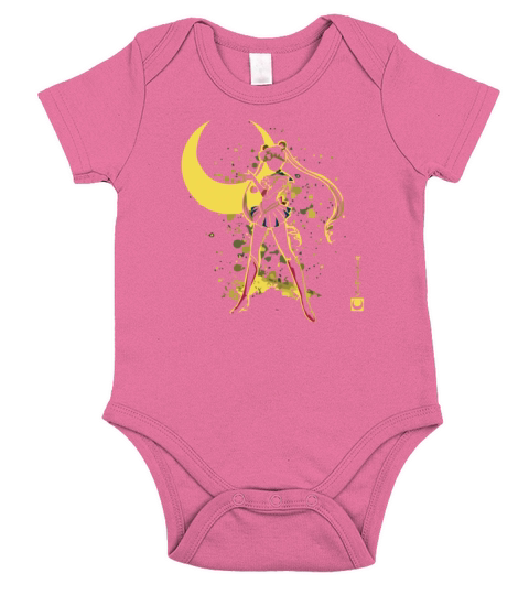 THE MOON Short Sleeve Baby One-Piece