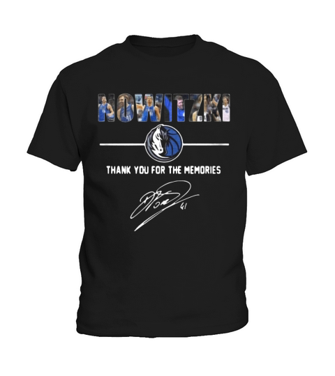 Dirk Nowitzki Thank You For The Memories Kids T-Shirt