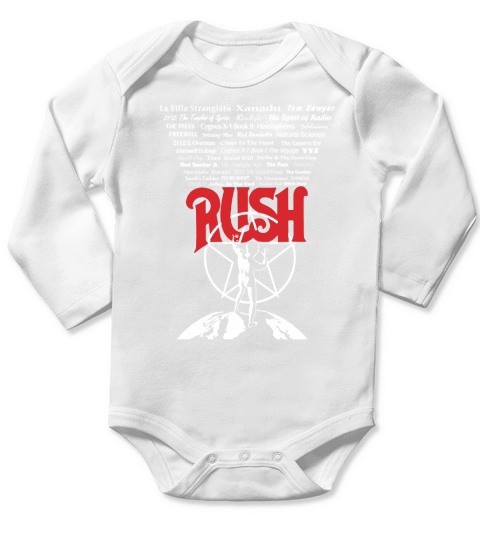 Rush band Long Sleeve Baby One-Piece