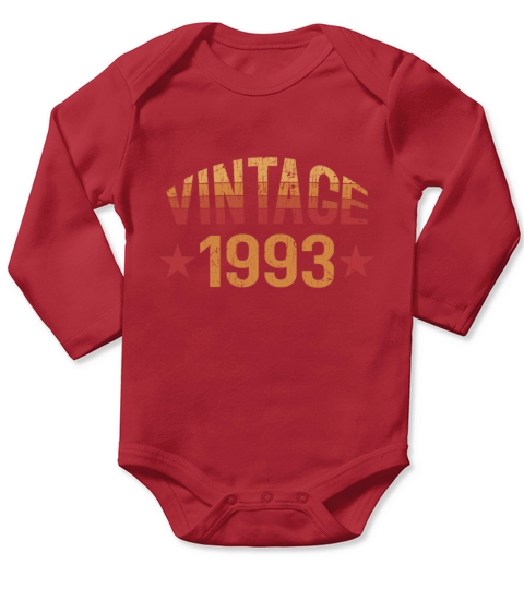Vintage 1993 Long Sleeve Baby One-Piece