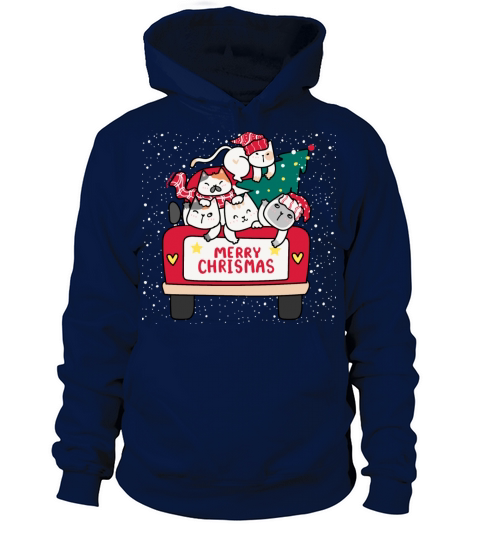 cat Christmas unique t-shirt 2021 Men's Hoodie