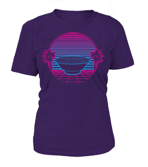 Ramen Soup Retro Vintage Retrowave Women's T-Shirt