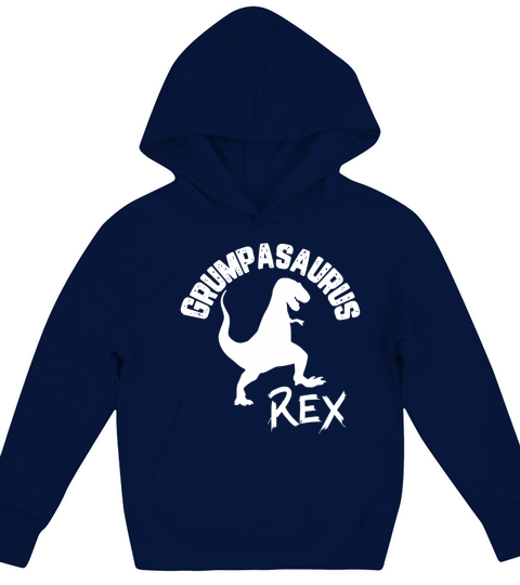 Grumpasaurus Rex Grump Dinosaur Funny Kids Hoodie