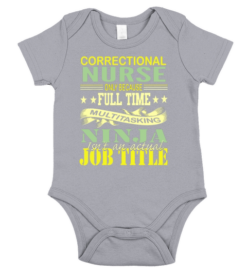 Correctional Nurse Short Sleeve Baby One-Piece