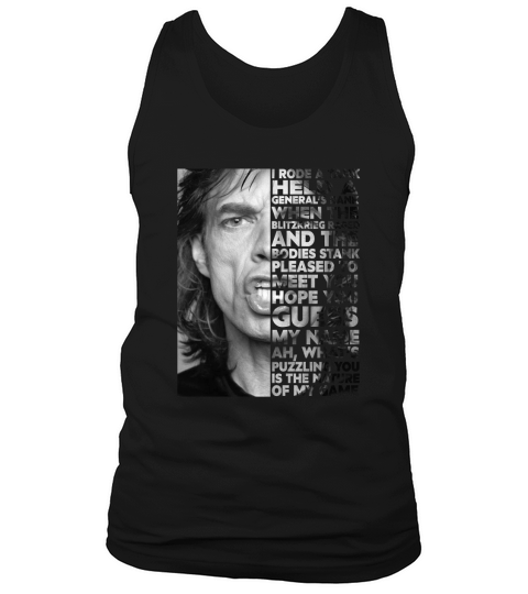 Keith Richards I rode a tank held a general’s rank when the blitzkrieg raged Tank Top Unisex