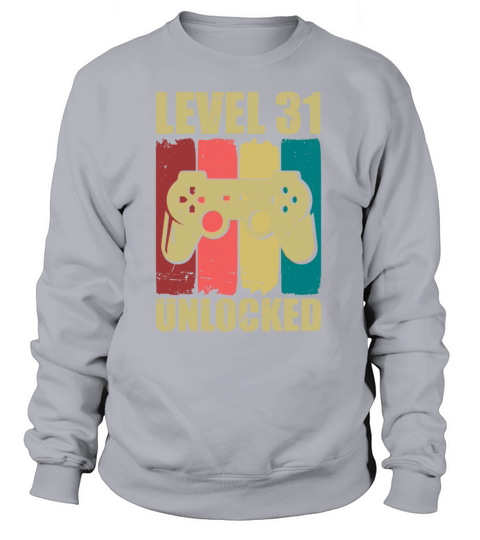 31st Birthday Level 31 Unlocked Gamer 31 Years Women's Sweatshirt