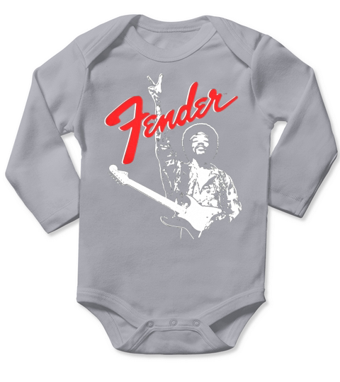 Jimi Hendrix T-Shirt Long Sleeve Baby One-Piece