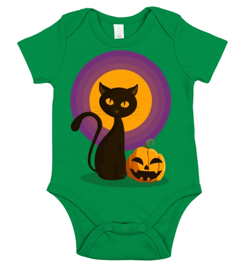 Halloween Short Sleeve Baby One-Piece