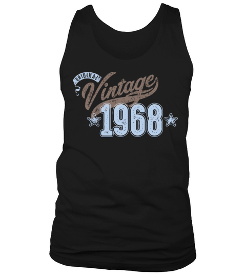 Original Vintage Birth Year 1968 Tank Top Unisex