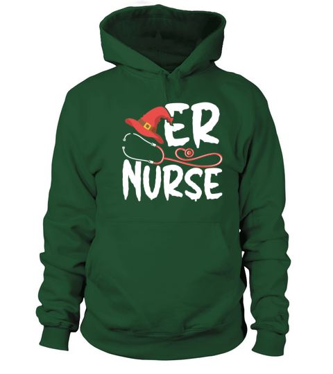 Halloween Emergency Room Nursing ER Witch Nurse Women's Hoodie