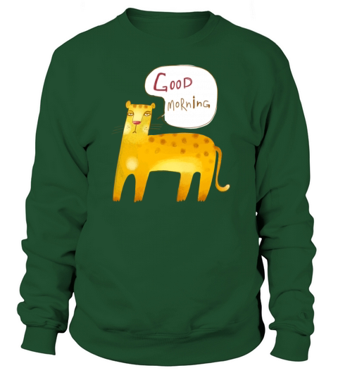 Sleepy Leopard - Good Morning Women's Sweatshirt