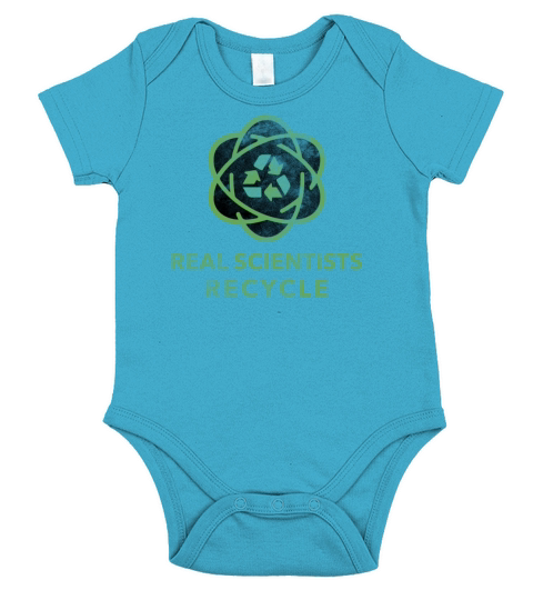 Recycling scientists Short Sleeve Baby One-Piece