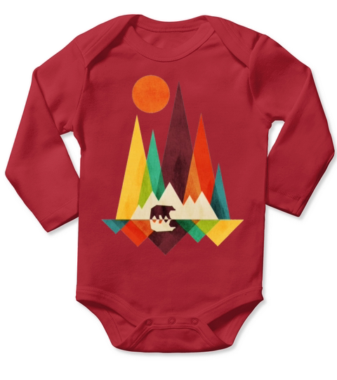 Proud Mountain Long Sleeve Baby One-Piece
