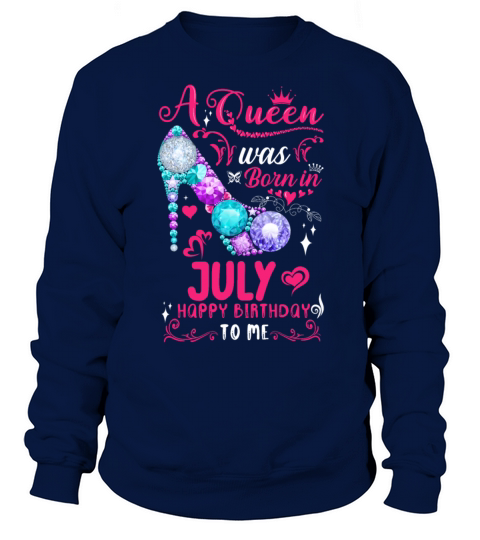 A Queen Was Born in July Men's Sweatshirt
