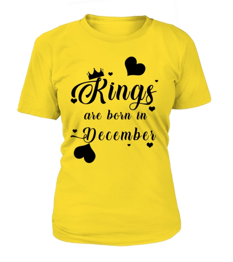 Kings Are Born In December Women's T-Shirt
