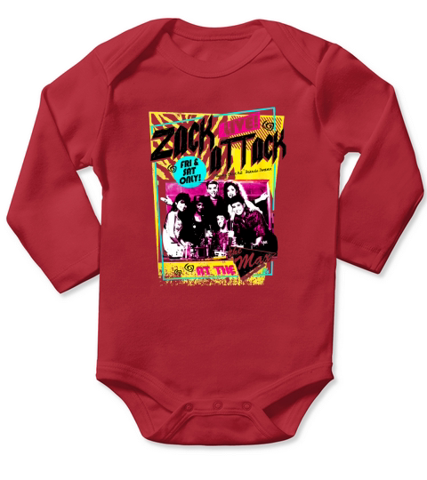 Saved By The Bell Zack Attack Live Long Sleeve Baby One-Piece
