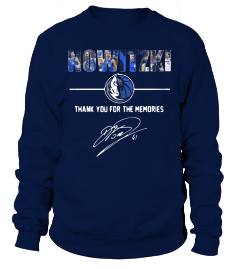 Dirk Nowitzki Thank You For The Memories Sweatshirt Unisex