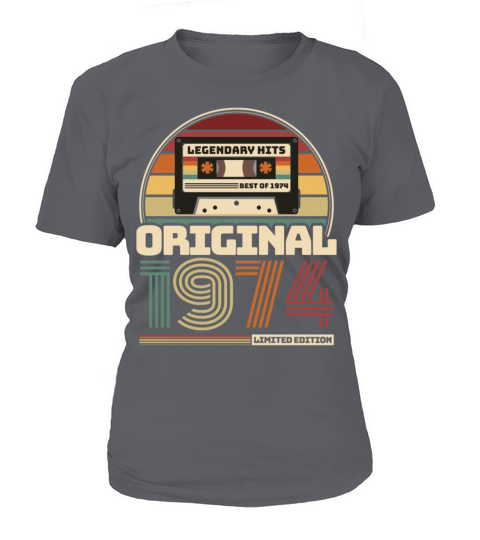 Beautiful Retro Vintage tape birthday 1974 Women's T-Shirt