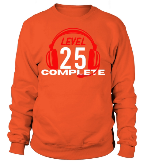 Birthday Video Gamer Level Complete 25 Women's Sweatshirt