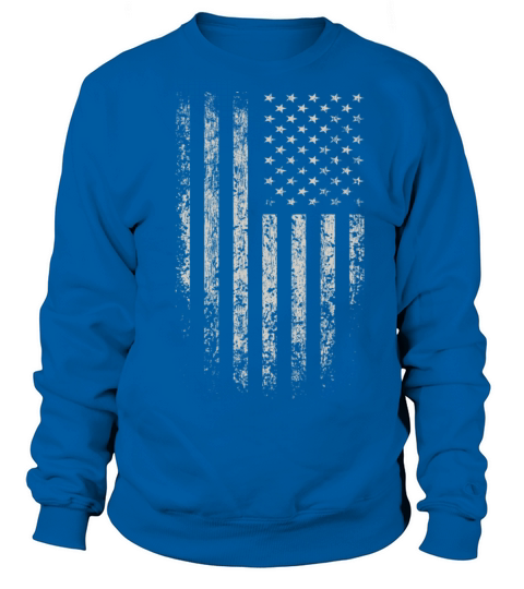USA Flag Grunge Women's Sweatshirt