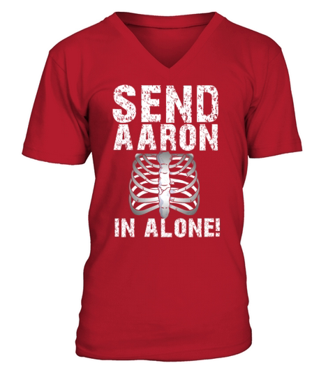 Send Aaron in alone Ghoast Hunting Men's V-Neck T-shirt