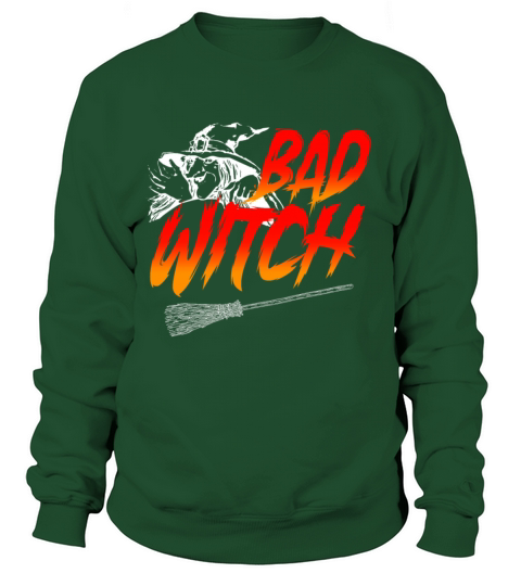 Bad Witch Halloween Women's Sweatshirt