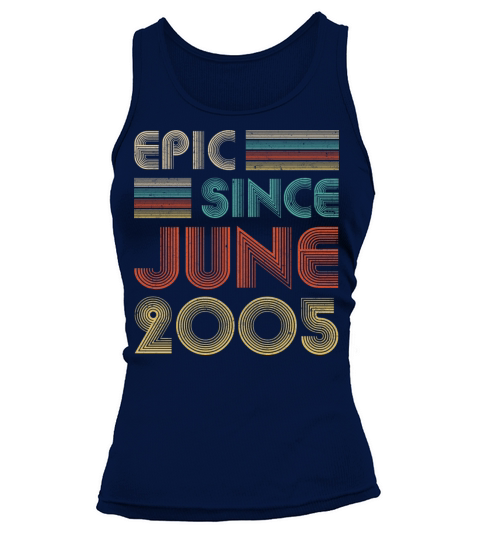 Epic Since June 2005 Vintage 15 Years Old Gifts Women's Tank Top