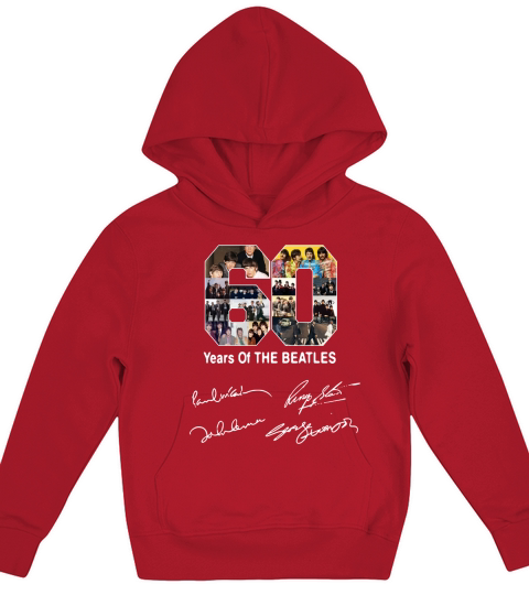 Official 60 years of the Beatles Kids Hoodie
