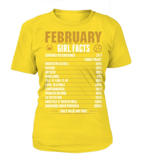 February Cancer Girl Facts Tshirt Women's T-Shirt