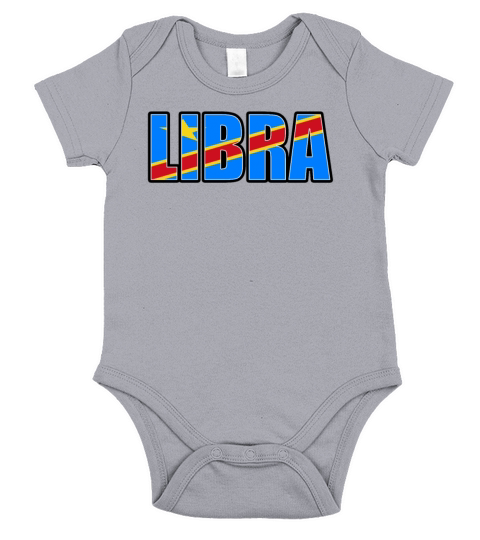 Libra Congolese Horoscope Heritage DNA Flag Short Sleeve Baby One-Piece