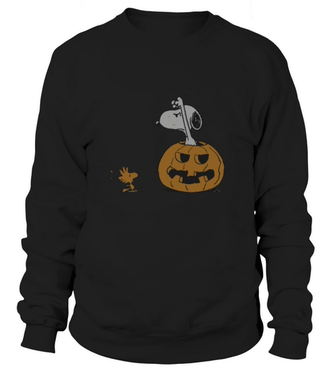 Peanuts Halloween Snoopy Woodstock Women's Sweatshirt