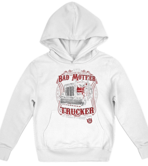 Bad Mother Trucker Kids Hoodie