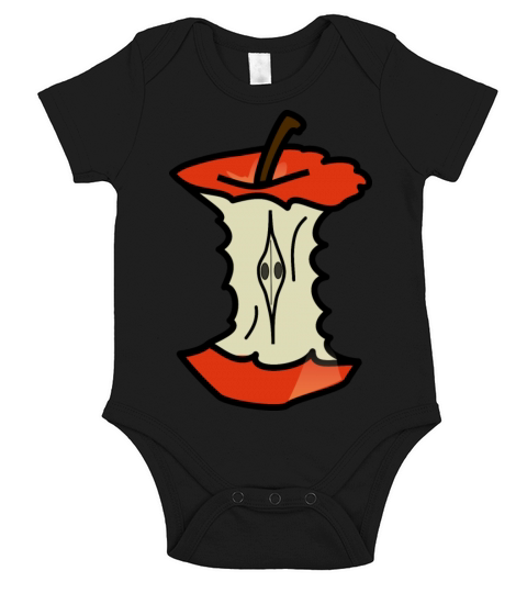 Apple Core Short Sleeve Baby One-Piece