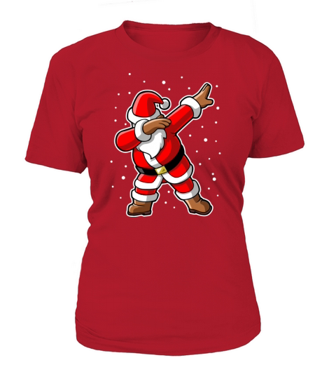 Merry Christmas dabbing santa claus Women's T-Shirt