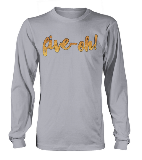 Five Oh 50th Birthday Men's Long Sleeve