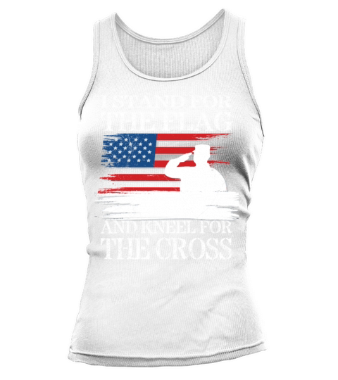 I Stand For The Flag And Kneel For The Cross Tee Women's Tank Top