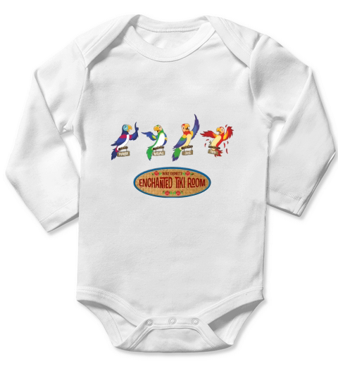 Enchanted Tiki Room - All Birds T-Shirt Long Sleeve Baby One-Piece