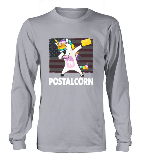 Mailbox Postalcorn Funny Postal Worker Gifts Mail Lady Long sleeved Unisex