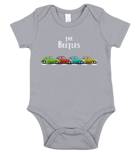 THE BEETLES Short Sleeve Baby One-Piece