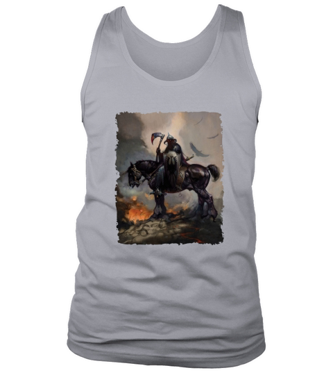 Frank Frazetta Art Death Dealer Barbarian Horror Tank Top Unisex